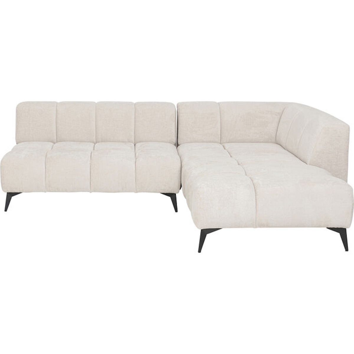 Canapé d'angle droite 250cm NIA Kare Design crème