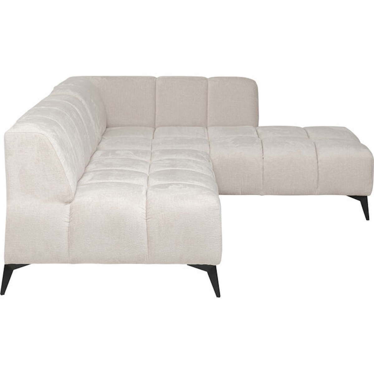 Canapé d'angle droite 250cm NIA Kare Design crème