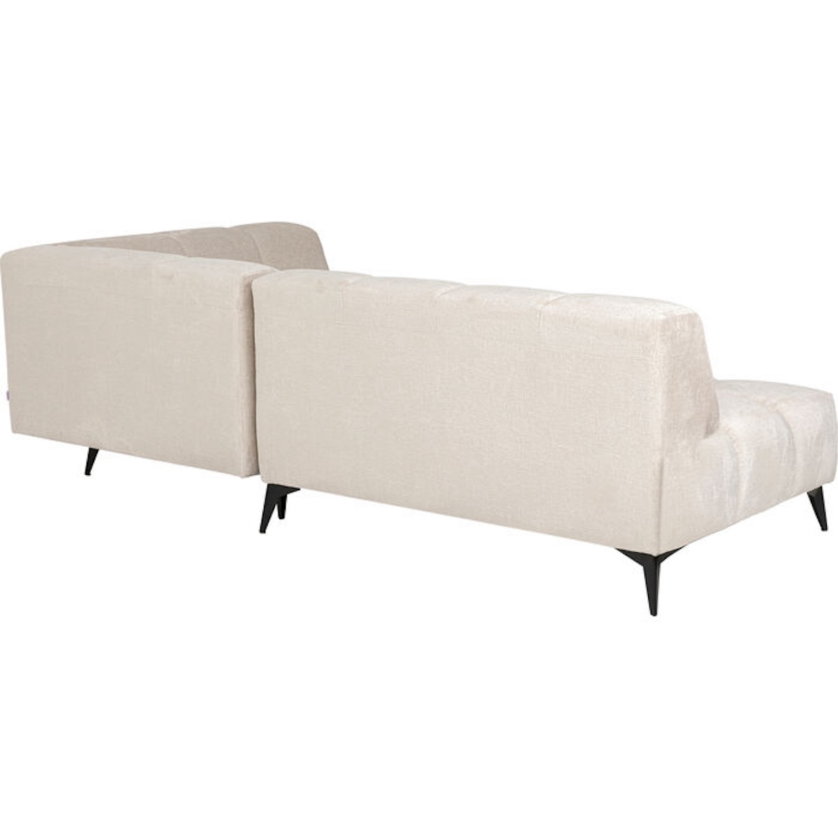 Canapé d'angle droite 250cm NIA Kare Design crème