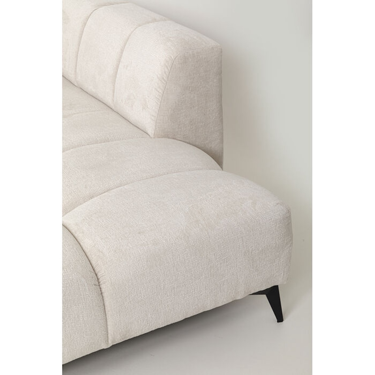 Canapé d'angle droite 250cm NIA Kare Design crème