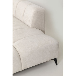 Canapé d'angle droite 250cm NIA Kare Design crème