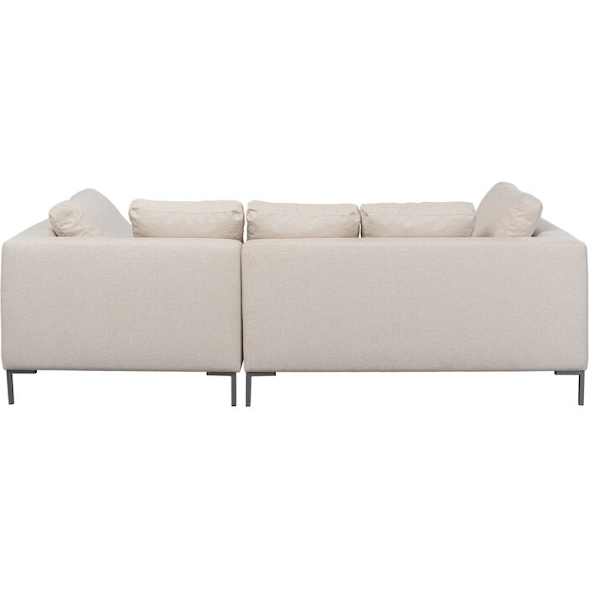 Canapé d'angle droite 250x167cm GIANNI Kare Design crème