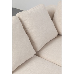 Canapé d'angle droite 250x167cm GIANNI Kare Design crème