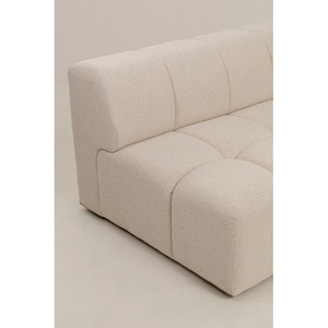 Canapé d'angle droite 265cm BELAMI Kare Design crème