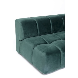 Canapé d'angle droite 265cm BELAMI Kare Design vert foncé
