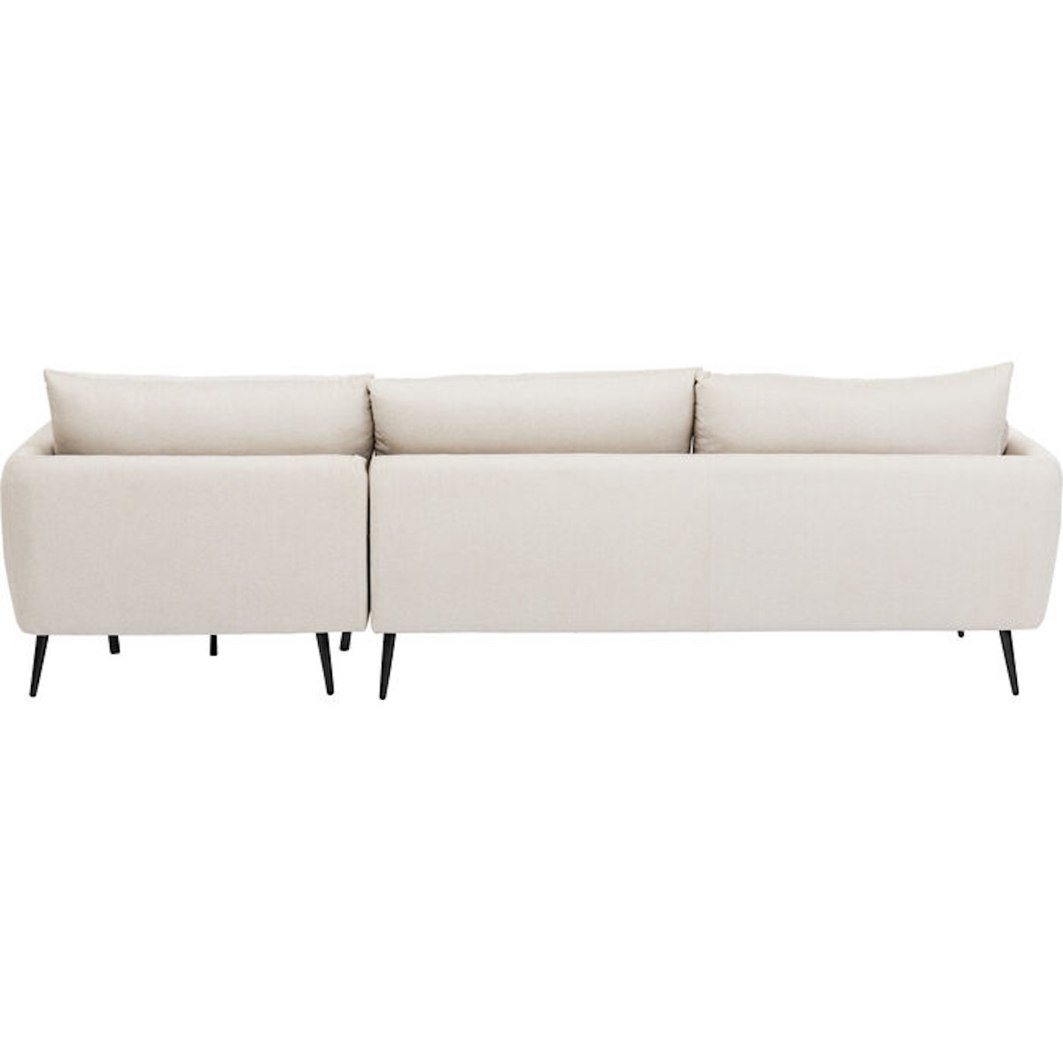 Canapé d'angle droite 275cm AMALFI Kare Design crème