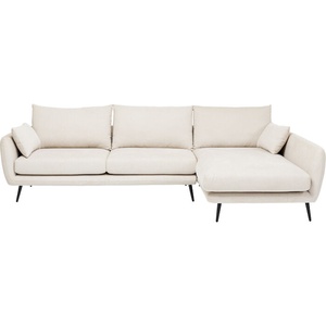 Canapé d'angle droite 275cm AMALFI Kare Design crème
