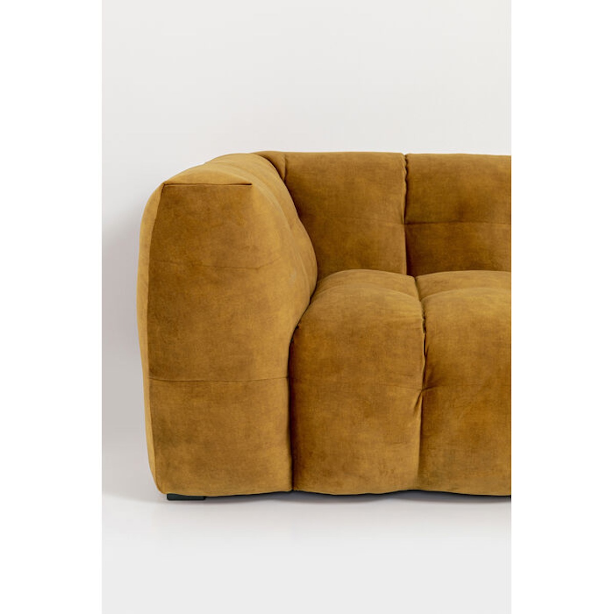 Canapé d'angle droite 320cm SALAMANCA Kare Design brun doré