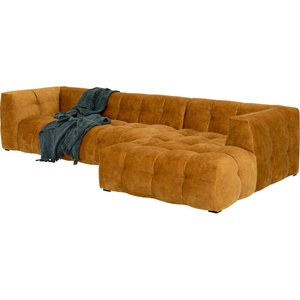 Canapé d'angle droite 320cm SALAMANCA Kare Design brun doré
