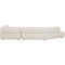 Canapé d'angle droite BOW Kare Design creme