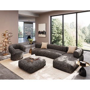 Canapé d'angle droite BOW Kare Design Gris