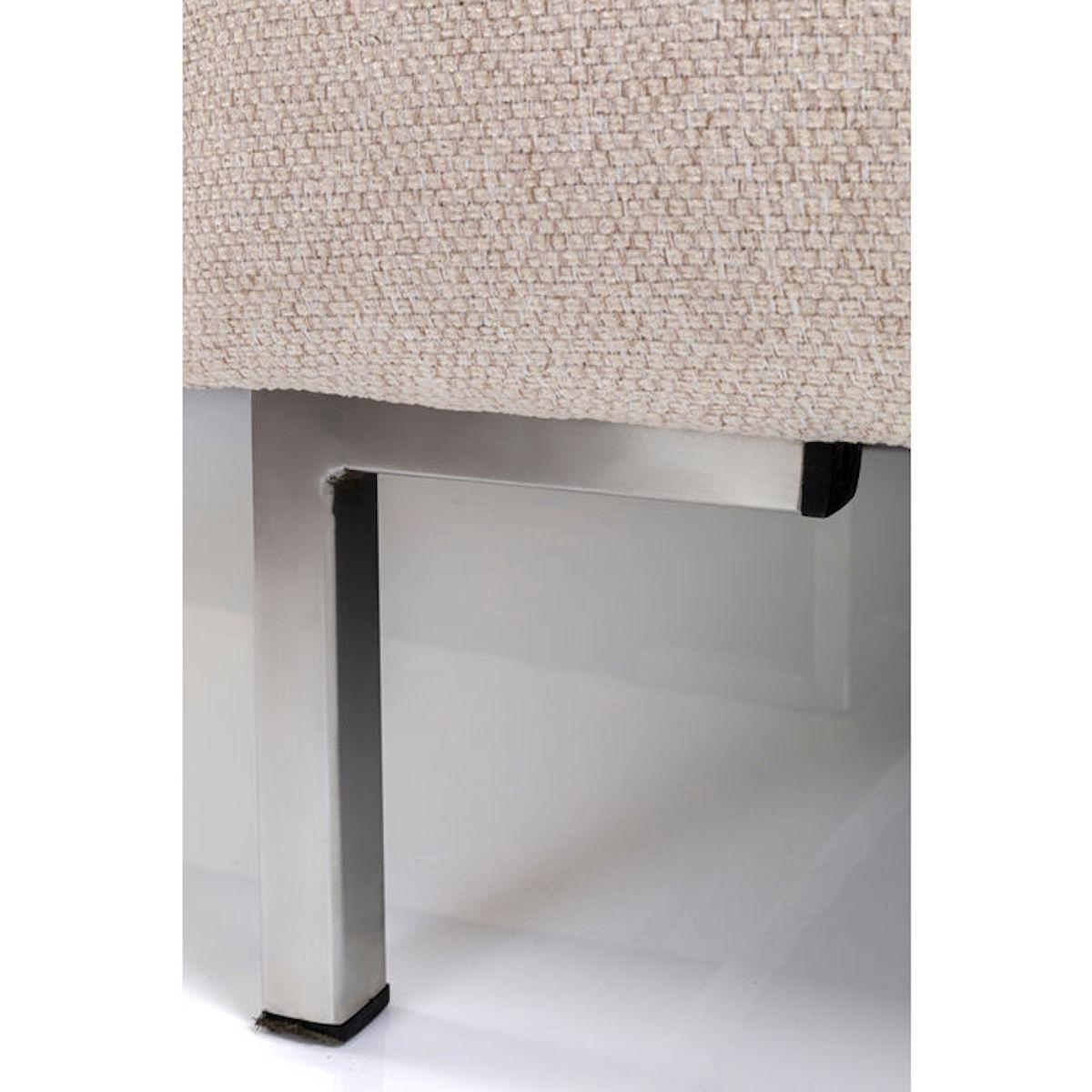 Canapé d'angle droite GIANNI Kare Design crème