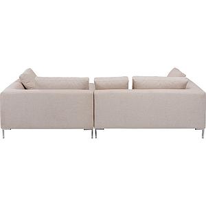 Canapé d'angle droite GIANNI Kare Design crème