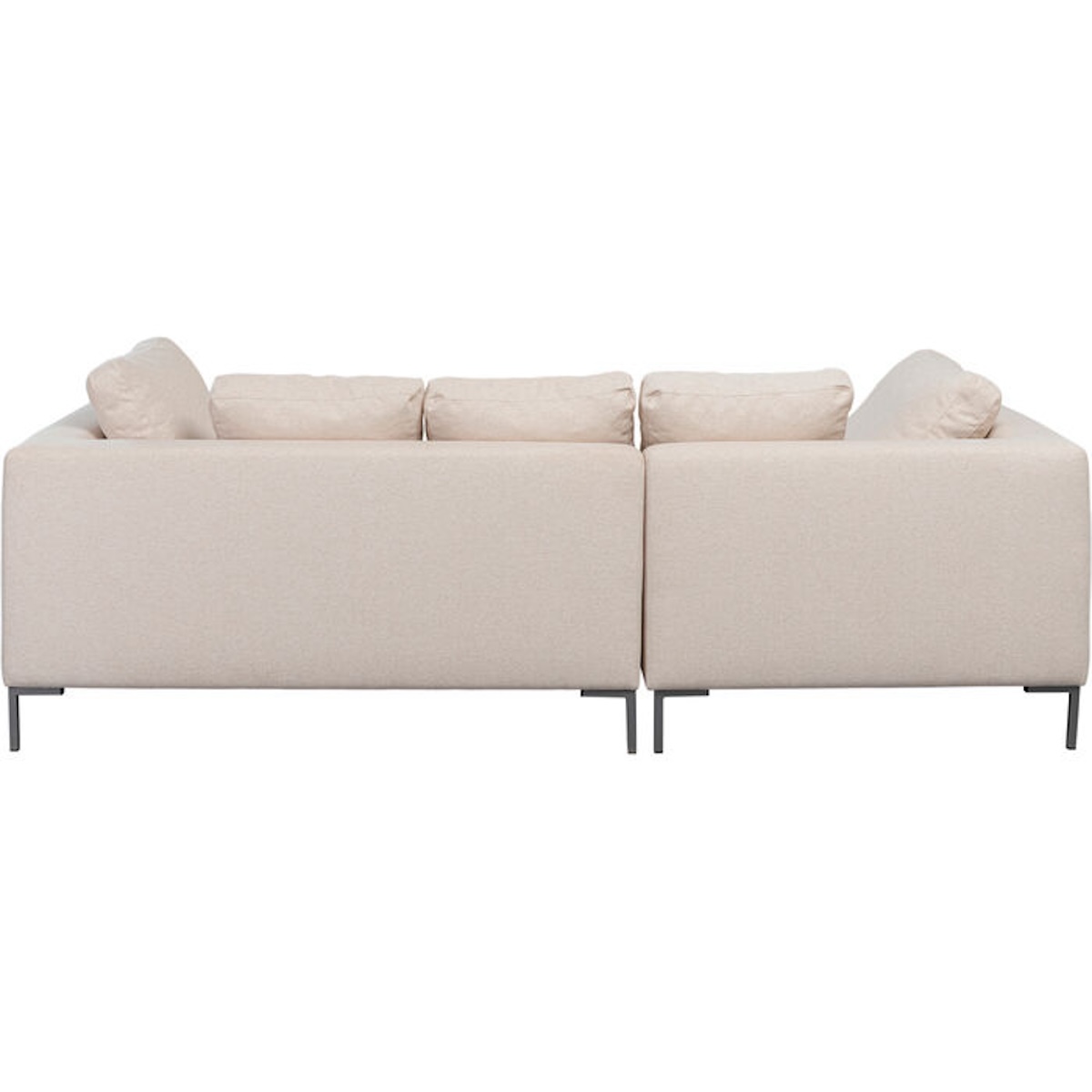 Canapé d'angle Gauche 250x167cm GIANNI Kare Design crème