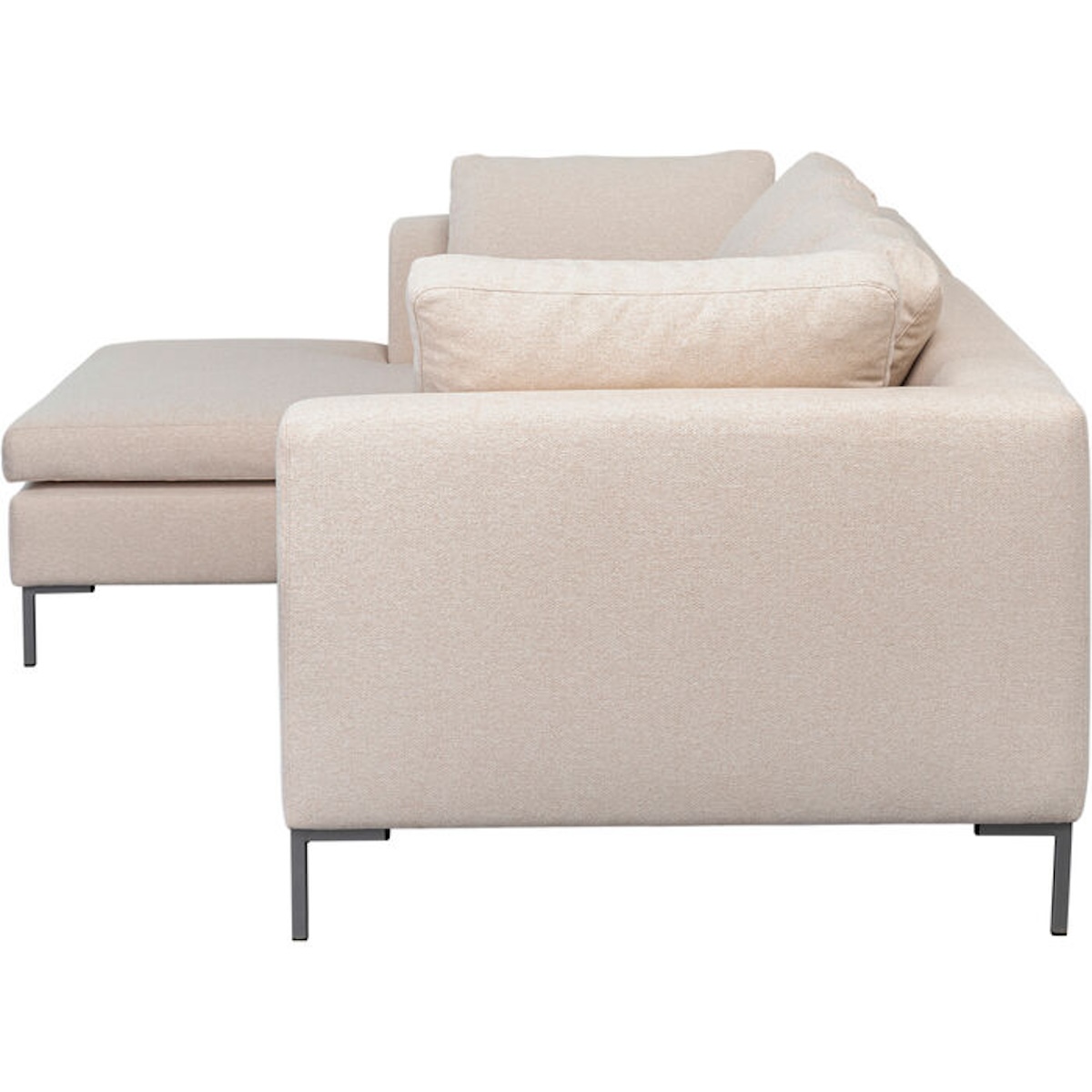 Canapé d'angle Gauche 250x167cm GIANNI Kare Design crème