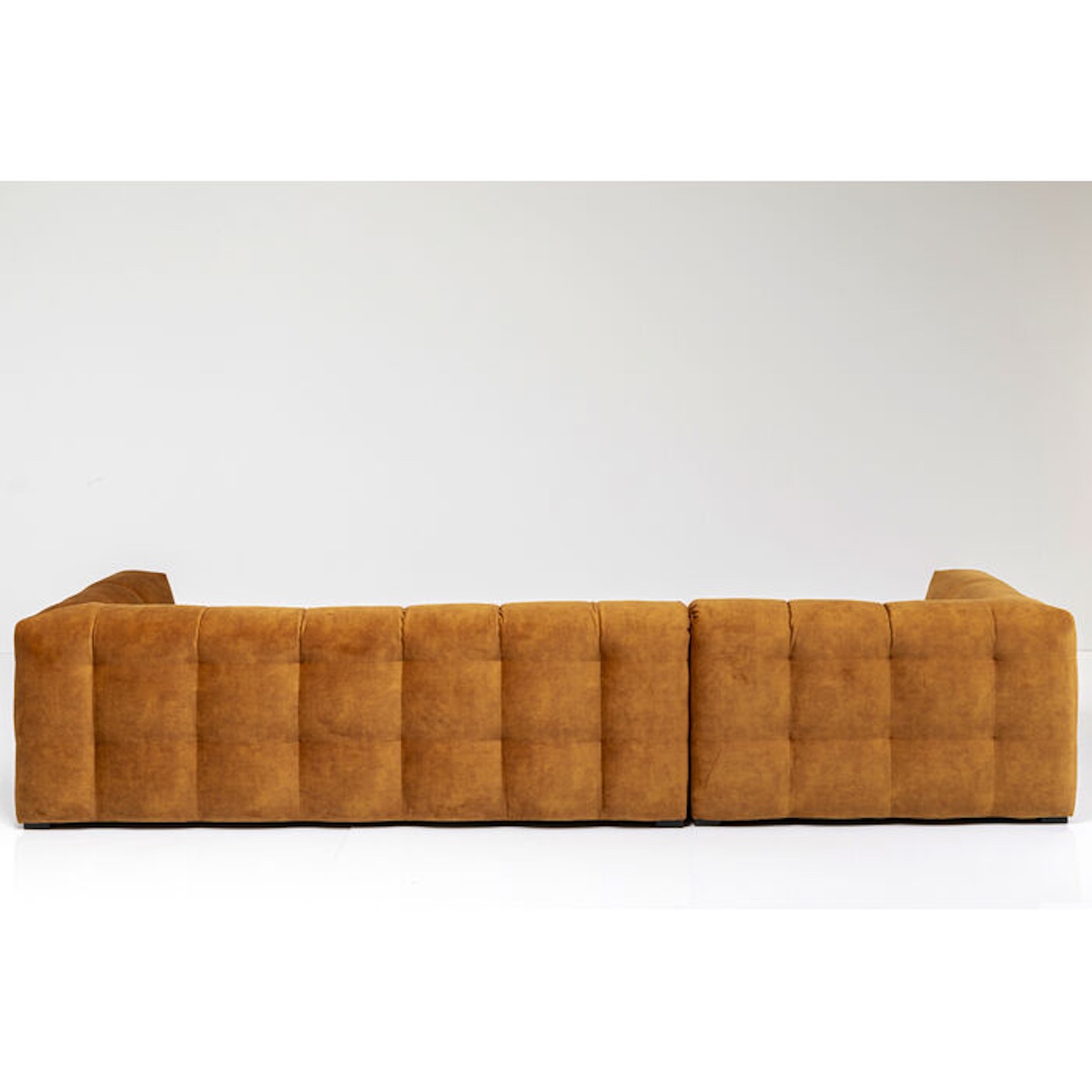 Canapé d'angle gauche 320cm SALAMANCA Kare Design brun doré