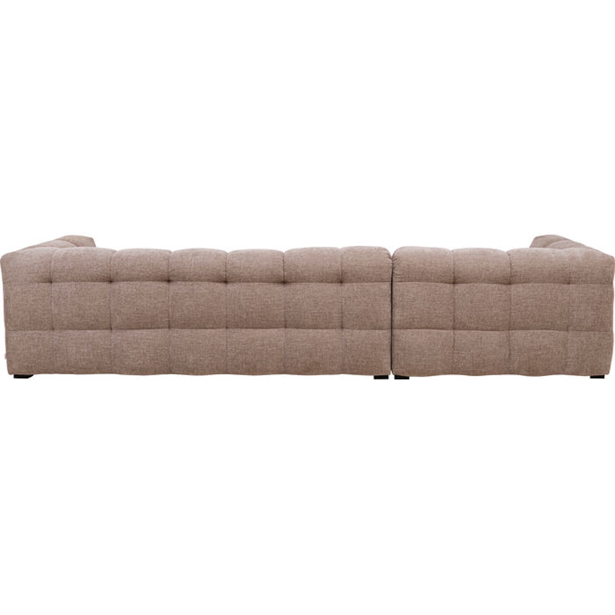 Canapé d'angle gauche 320cm SALAMANCA Kare Design marron clair