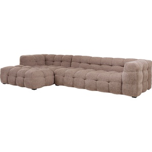 Canapé d'angle gauche 320cm SALAMANCA Kare Design marron clair