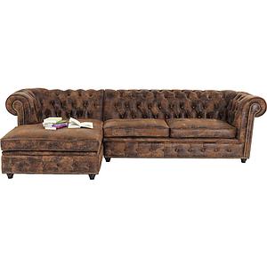 Canapé d'angle gauche CAMBRIDGE Kare Design Vintage Smart