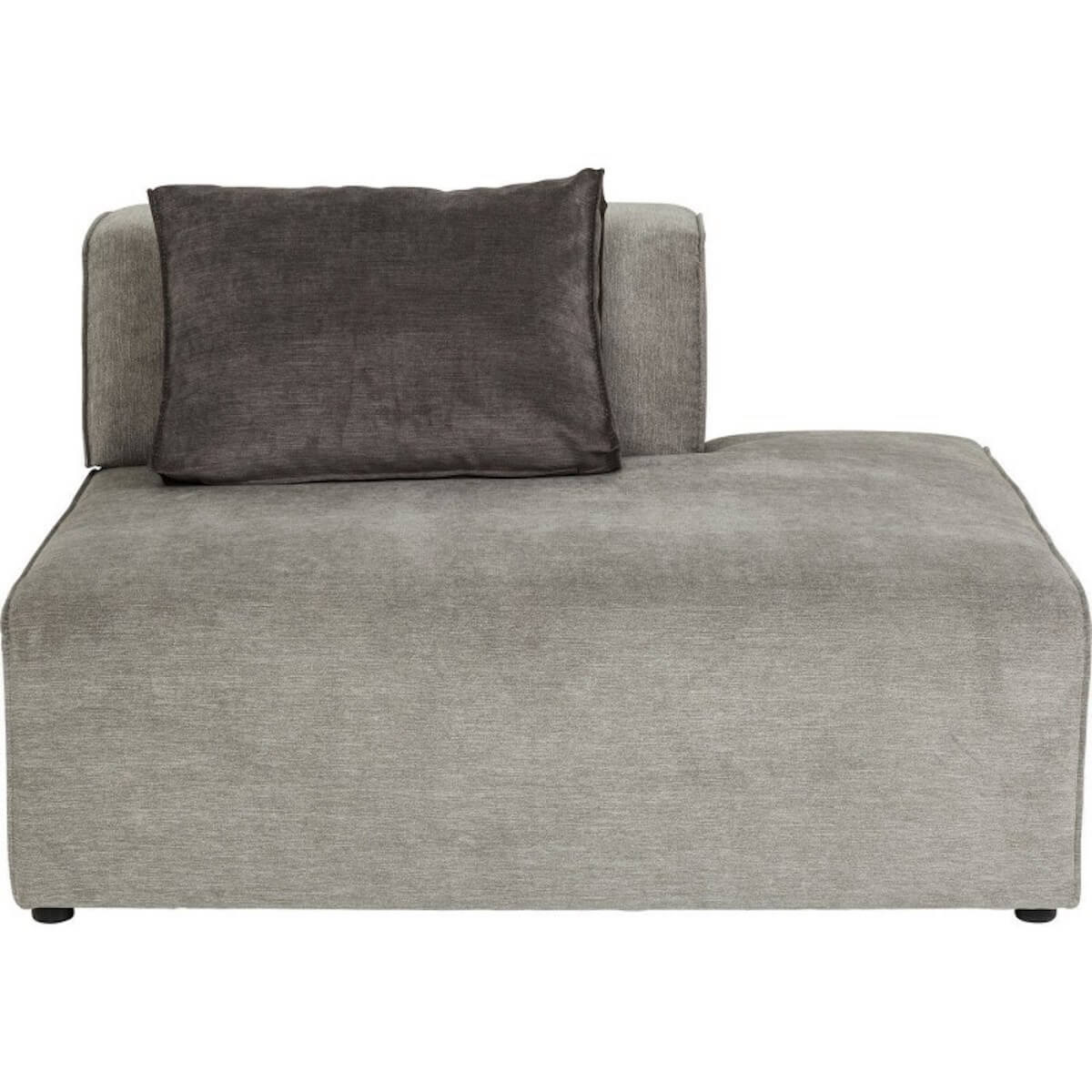 Canapé d'angle Infinity Atlanta gris gauche Kare Design