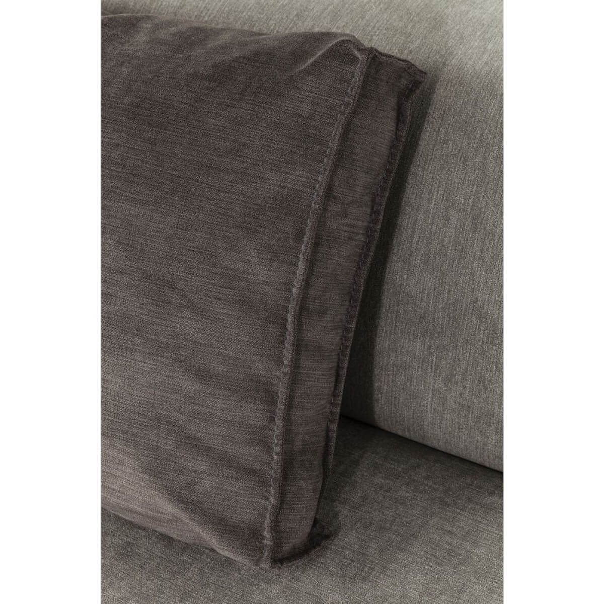 Canapé d'angle Infinity Atlanta gris gauche Kare Design