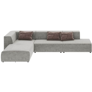 Canapé d'angle Infinity Atlanta gris gauche Kare Design