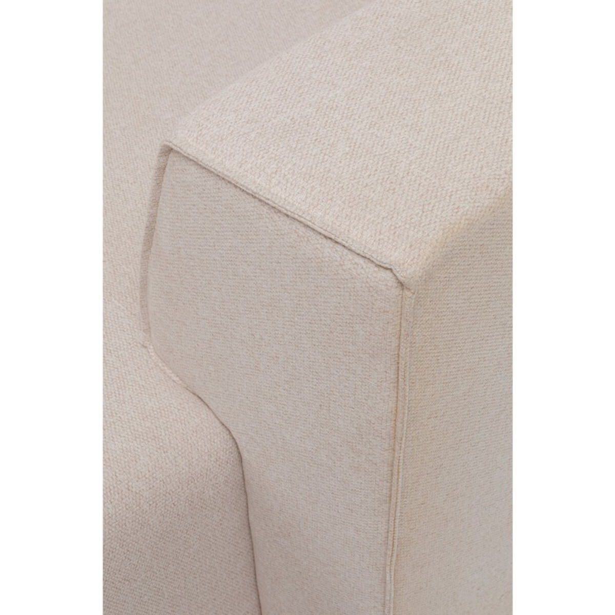 Canapé d'angle Infinity crème Kare Design ottomane droite
