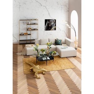 Canapé d'angle Infinity crème Kare Design ottomane droite