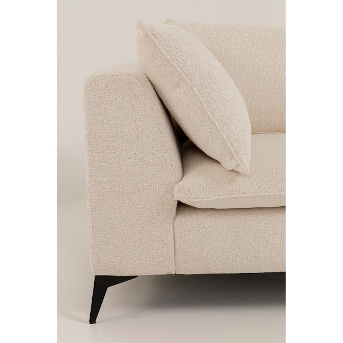 Canapé d'angle JIMMY Kare Design crème droite