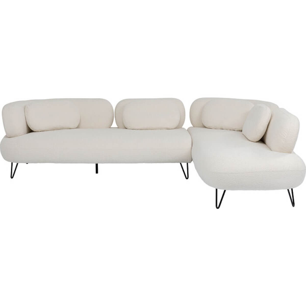 Canapé d'angle PEPPO Kare Design blanc