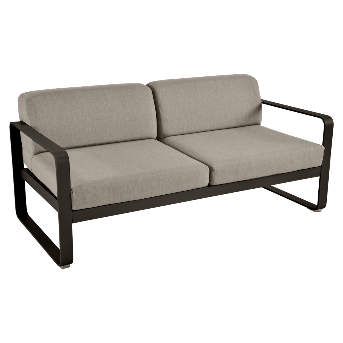 Canapé de jardin 2 places BELLEVIE Fermob tonka-taupe grisé
