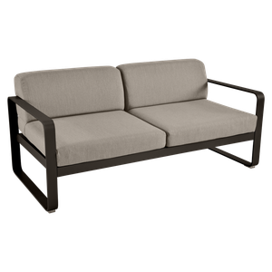 Canapé de jardin 2 places BELLEVIE Fermob tonka-taupe grisé