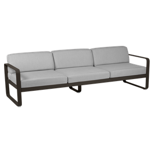 Canapé de jardin 3 places BELLEVIE Fermob tonka-gris flanelle
