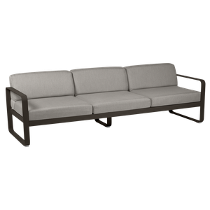 Canapé de jardin 3 places BELLEVIE Fermob tonka-taupe grisé