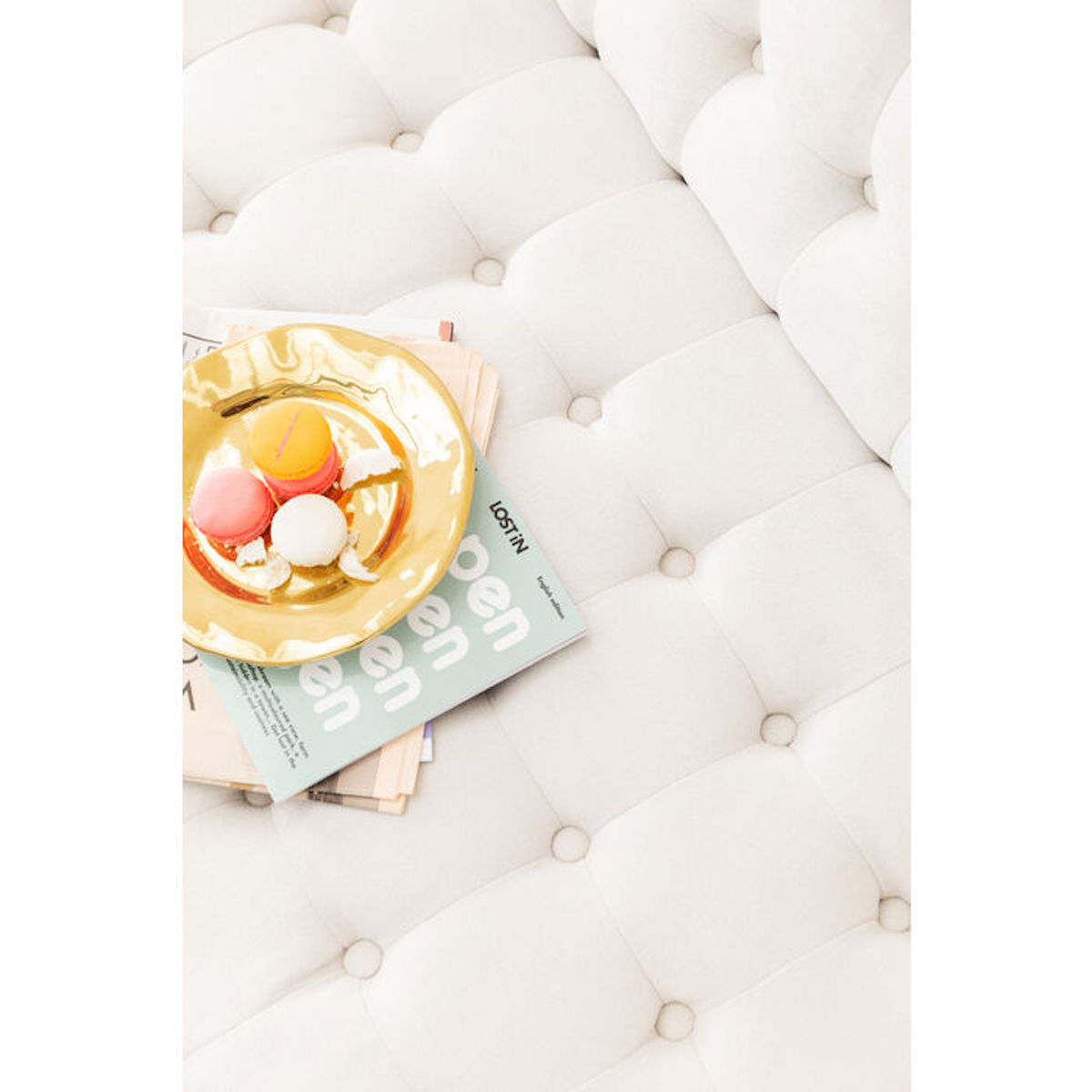 Canapé lit 219cm MILCHBAR Kare Design beige