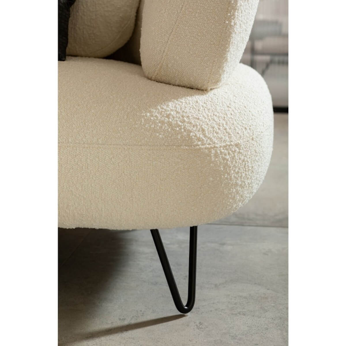 Canapé Peppo 2-places blanc 182cm Kare Design