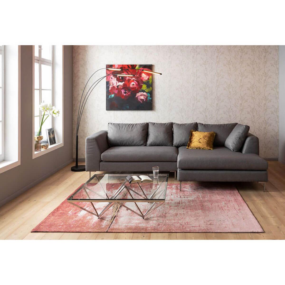 Canapée d'angle droite GIANNI Kare Design gris