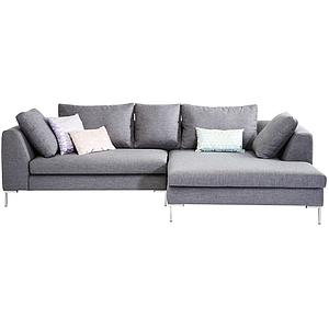 Canapée d'angle droite GIANNI Kare Design gris