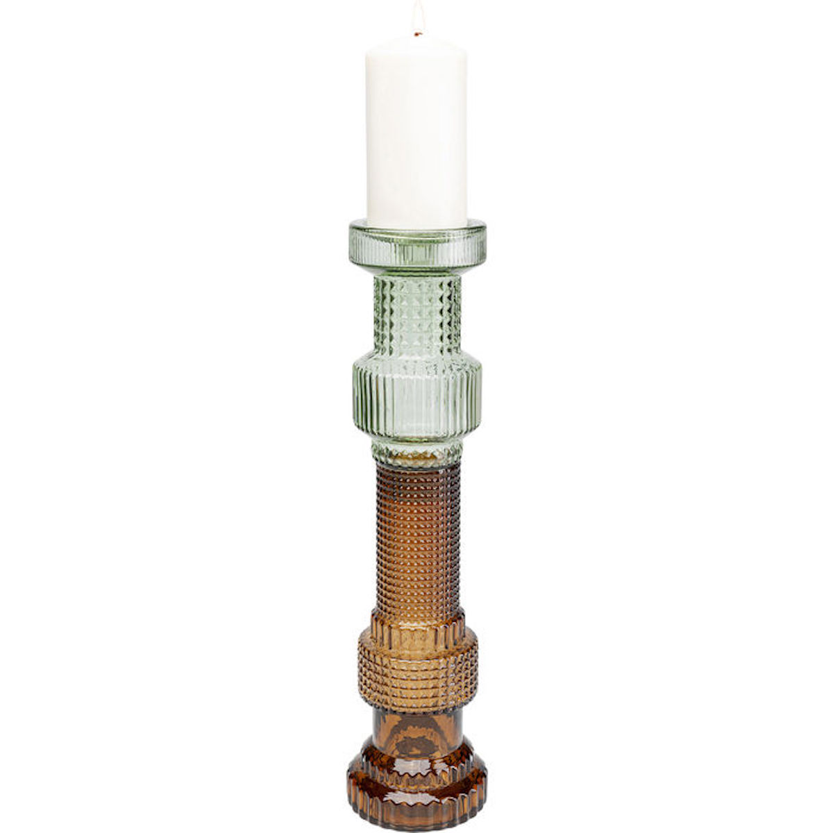 Candle Holder Marvelous Duo Green Brown 49cm Kare Design