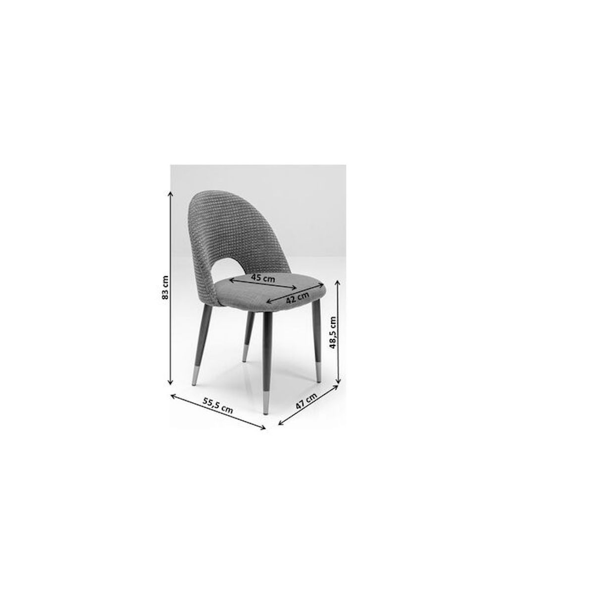 Chair Iris Velvet Beige Kare Design