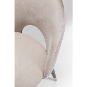 Chair Iris Velvet Beige Kare Design