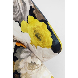 Chair with Armrest Peony Flower Yellow Kare Design
