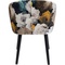 Chair with Armrest Peony Flower Yellow Kare Design