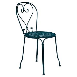 Chaise 1900 Fermob bleu acapulco