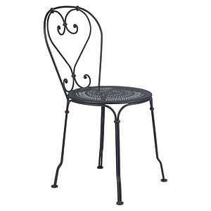 Chaise 1900 Fermob gris carbone