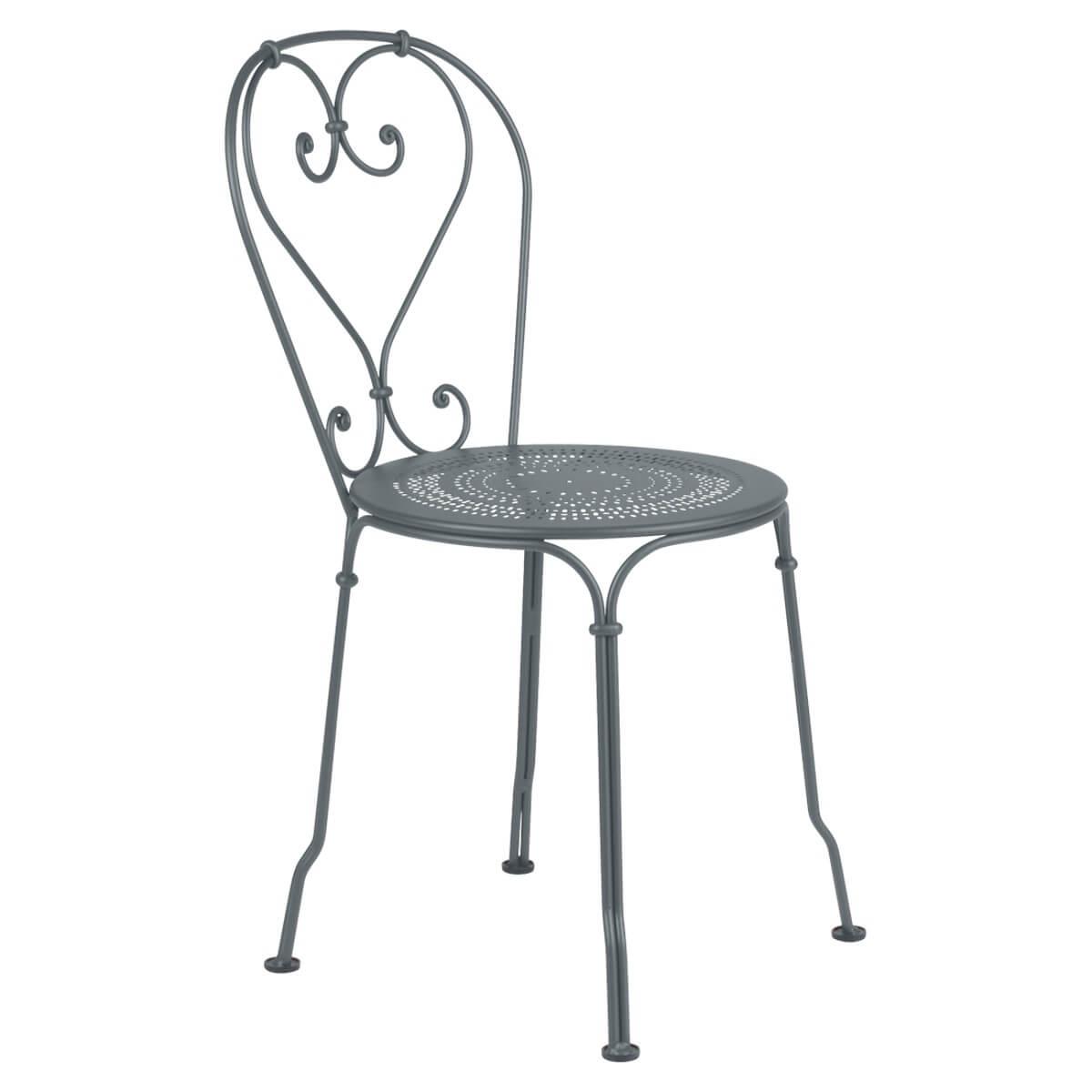 Chaise 1900 Fermob gris orage