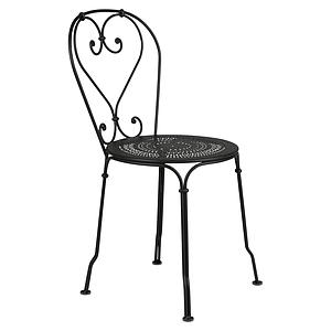 Chaise 1900 Fermob noir réglisse