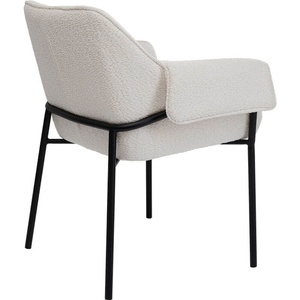 Chaise à accoudoir BESS Kare Design crème