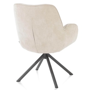 Chaise à accoudoirs RILEY Henders & Hazel crème