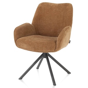 Chaise à accoudoirs RILEY Henders & Hazel cuivre